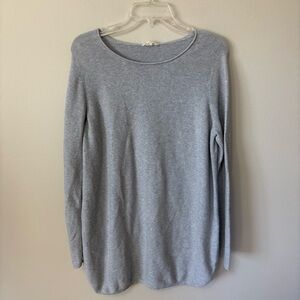 Eileen Fisher Organic Cotton Lightweight Tunic Top L